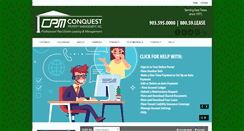 Desktop Screenshot of conquestrentals.com